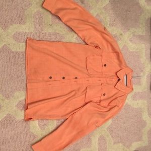Magellan Boys Orange Laguna Madre Fishing Shirt